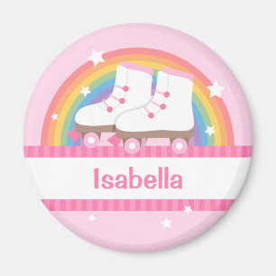 Schaatsen voor regenboogrollen voor meisjes magneet