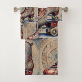  Schaatsen voor rol Bad Handdoek (Insitu)