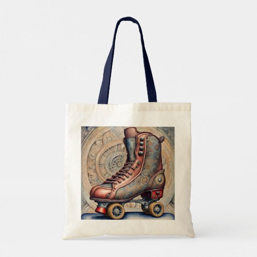  Schaatsen voor rol Tote Bag (Achterkant)