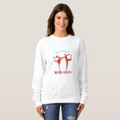 Schaatsen Winter Sport Modern Trui (Voorkant volledig)