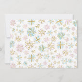 Schaatsen, Winter wonderland met foto Kaart (Achterkant)