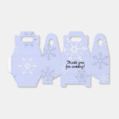 Schaatsen Winter Wonderland Verjaardag Favoriet Bo Bedankdoosjes (Uitgevouwen)