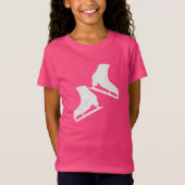 Schaatsen wit t-shirt (Voorkant)