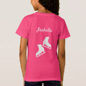 Schaatsen wit t-shirt (Achterkant)