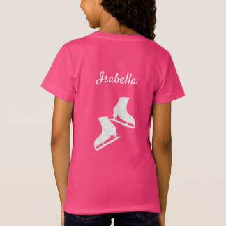 Schaatsen wit t-shirt