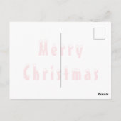 Schaatsende beren kerstkaarten briefkaart (Achterkant)