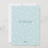 Schaatsende Kerstman - Niet-foto plat kerstkaart (Achterkant)