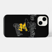 Schaatsende Kuiken #4 iPhone Hoesje (Achterkant horizontaal)