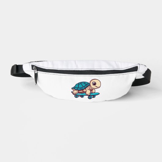 Schaatsende Schildpad Heuptasje (Voorkant)