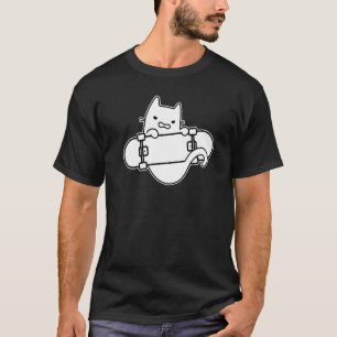 Schaatser Boze Kat Skateboarden Skateboard Ou T-shirt