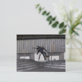 Schaatser Briefkaart (Staand voorkant)