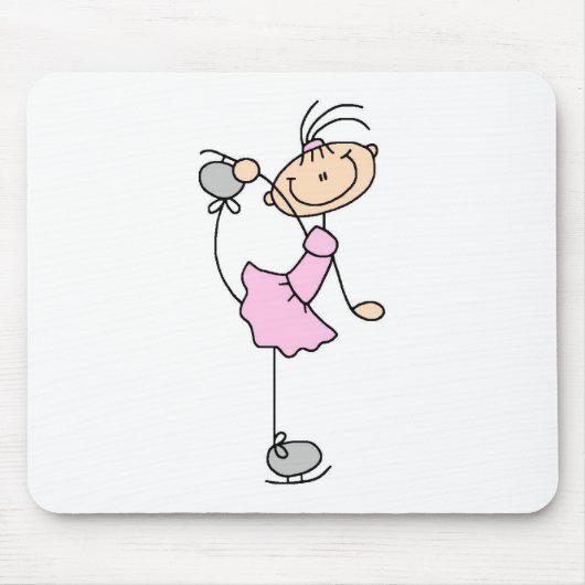 Schaatser in roze muismat (Voorkant)