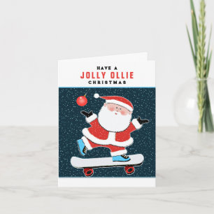 Schaatser Kerst Kaarten