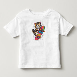 Schaatser Kitten Kinder Shirts