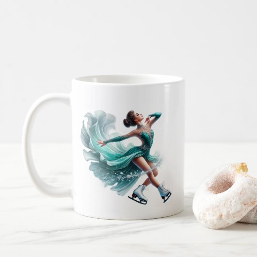 Schaatser koffiemok (Met donut)