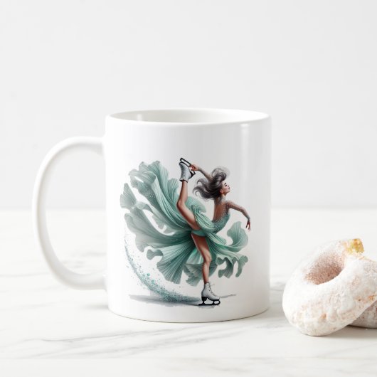 Schaatser koffiemok (Met donut)