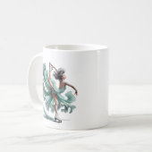 Schaatser koffiemok (Voorkant links)