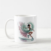 Schaatser koffiemok (Links)