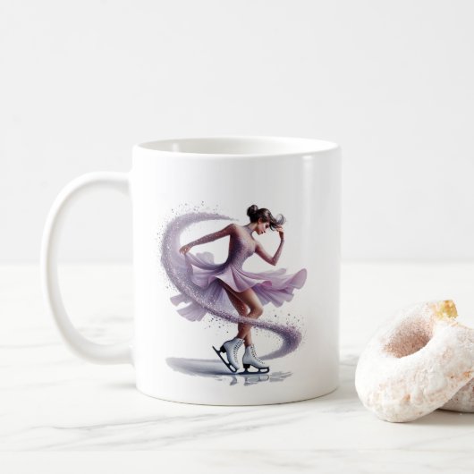 Schaatser koffiemok (Met donut)