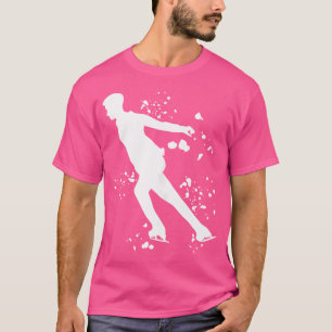 Schaatser Kunstschaatsen Kleurrijke Meisjes Ijs Sc T-shirt