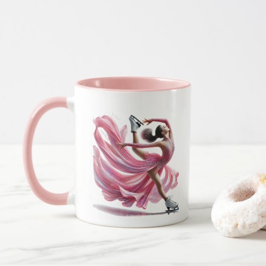 Schaatser mok (Met donut)