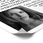 Schaatser Silhouet Logo, Schaatsles Advertentie Poster (Hoek)