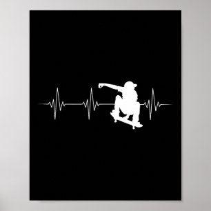 Schaatser Skateboarder Skateboarden Skateboard Bor Poster