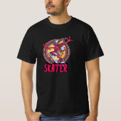 schaatser t-shirt (Voorkant)