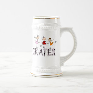 Schaatser T-shirts en cadeaus Bierpul