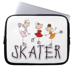 Schaatser T-shirts en Cadeaus Laptop Sleeve