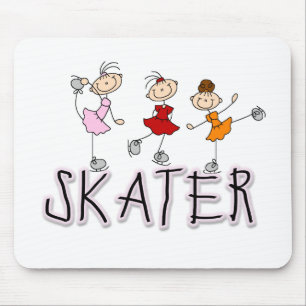 Schaatser T-shirts en Cadeaus Muismat