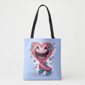 schaatser tote bag (Voorkant)