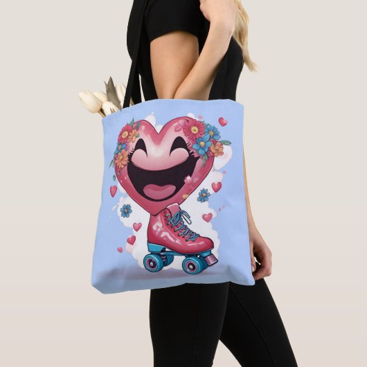 schaatser tote bag (Dichtbij)