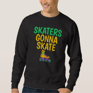 Schaatsers gaan Roller Skaten Trui