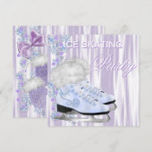 schaatsfeest kaart (Voorkant / Achterkant)