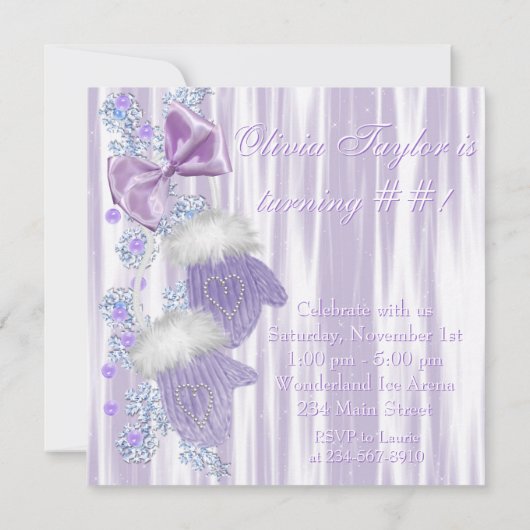 schaatsfeest kaart (Achterkant)