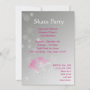 schaatsfeest kaart