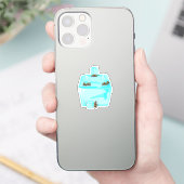 Schaatsijsblokjes Sticker (Telefoon)
