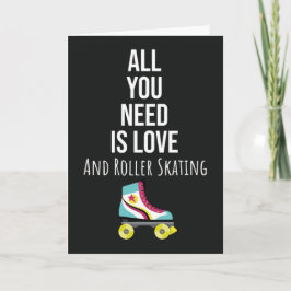 Schaatskaarten Roller Skate Schaatser Voor Kindere Kaart