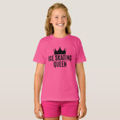 Schaatskoningin - Schaatsen T-shirt (Voorkant volledig)