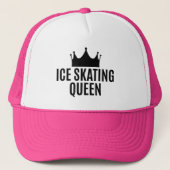 Schaatskoningin - Schaatsen Trucker Pet (Voorkant)