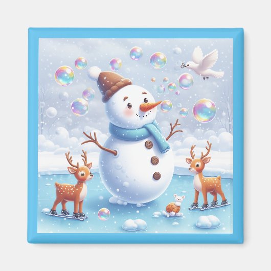 schaatsmagneet magneet (Voorkant)