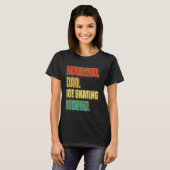 schaatsman vader schaatslegende t-shirt (Voorkant volledig)