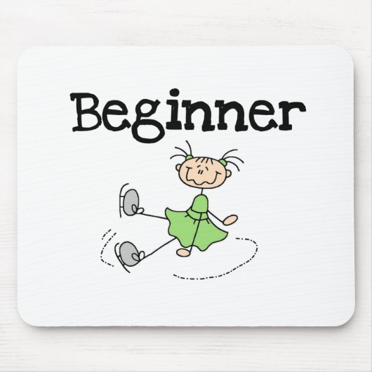 Schaatsmat voor beginners muismat (Voorkant)