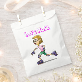 Schaatsmeisje Bedankzakje