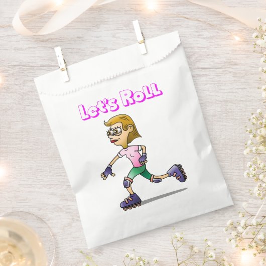 Schaatsmeisje Bedankzakje (Geknipt)