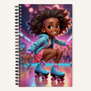 Schaatsmeisje Notitieboek