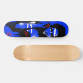 Schaatsmeisje Persoonlijk Skateboard (Horizontaal)