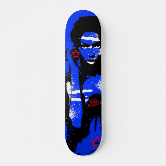 Schaatsmeisje Persoonlijk Skateboard (Voorkant)