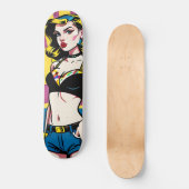 Schaatsmeisje Pop Grafisch Persoonlijk Skateboard (Voorkant)